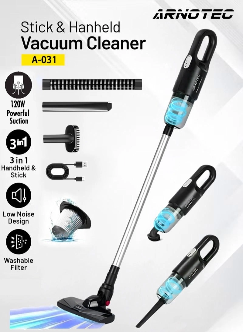 Handhed Cordless Vacuum Cleaner - 6,000 mAh