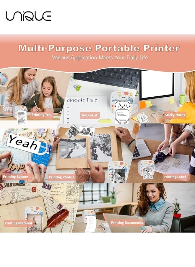 Mini Sticker Printer - 200dpi 1200mAh