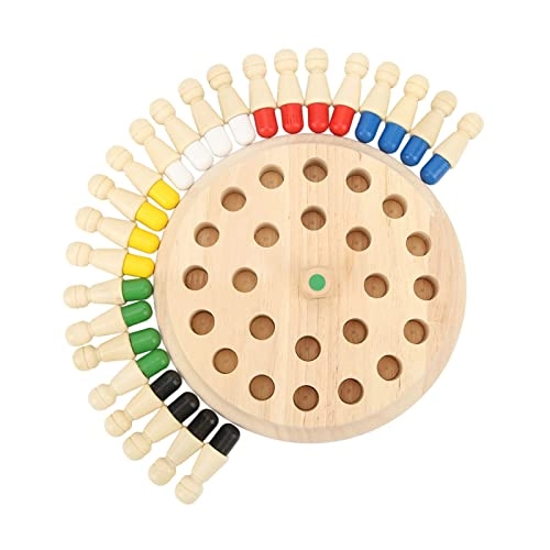 Wooden Memory Chess Set - Birch 16.5cm/6.5in