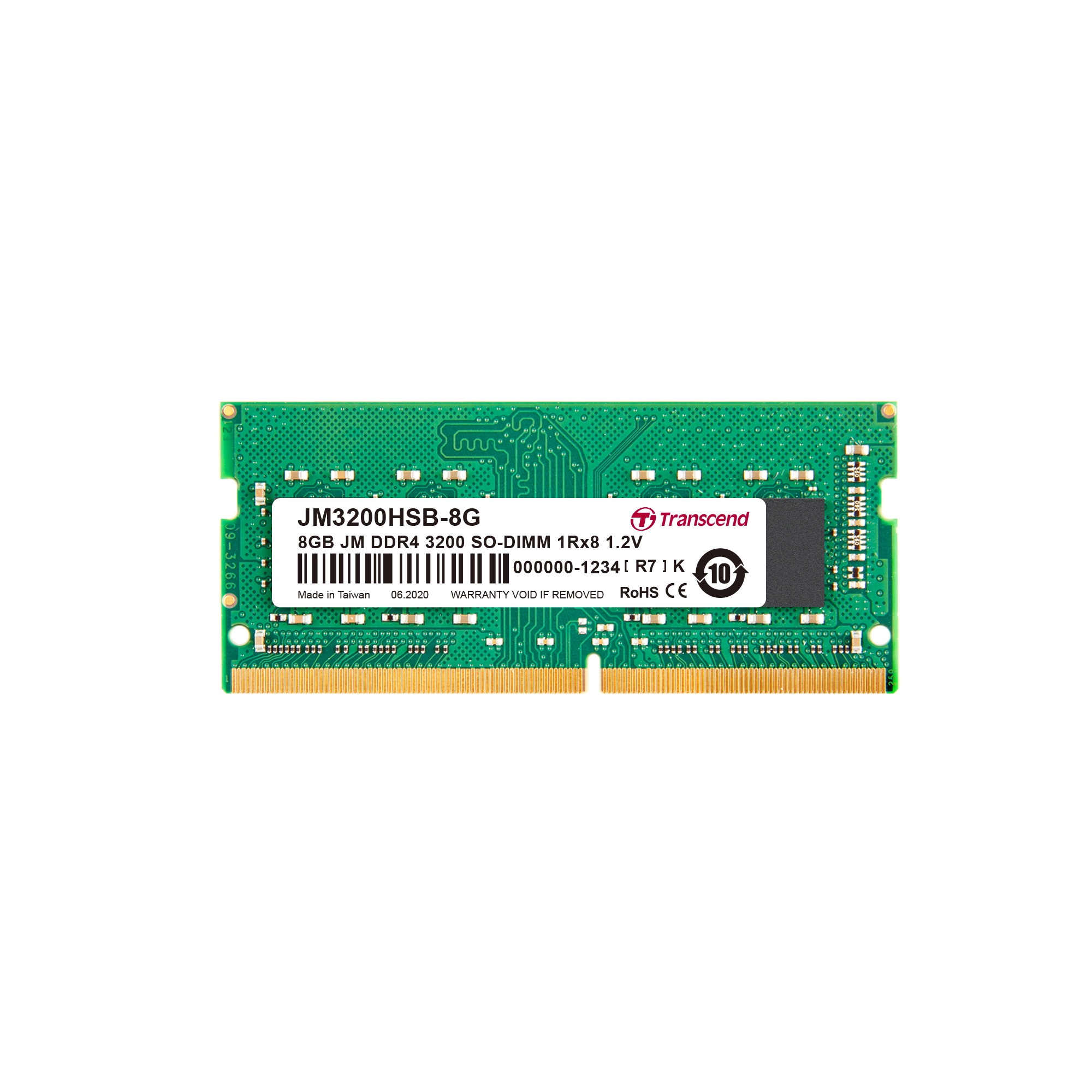 JetRam - 8GB 3200MHz SODIMM DDR4