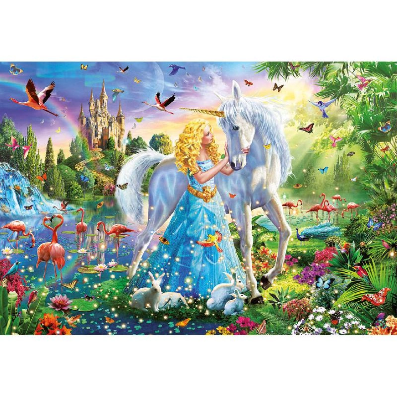 The Princess and The Unicorn Puzzle (1000) - 1000 pcs