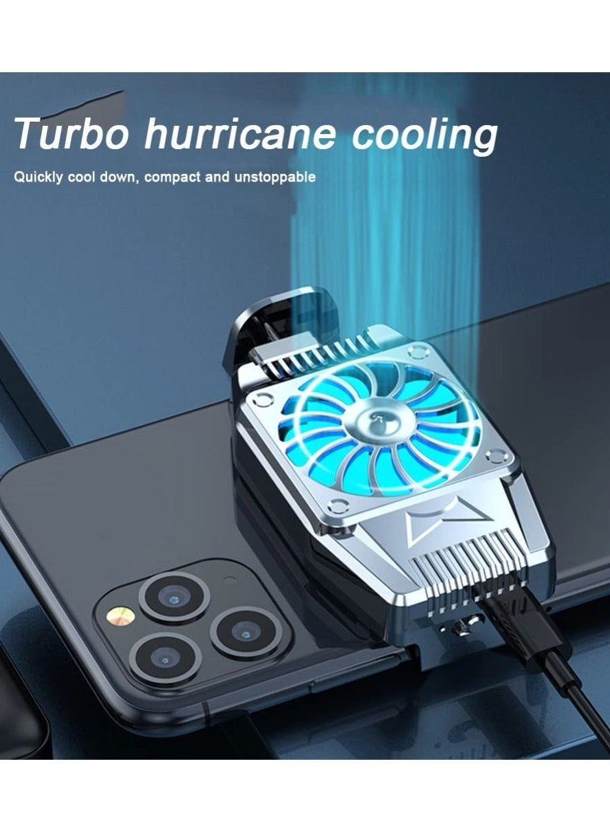 Universal Mini Mobile Phone Cooling Fan - 9-Blade USB Powered