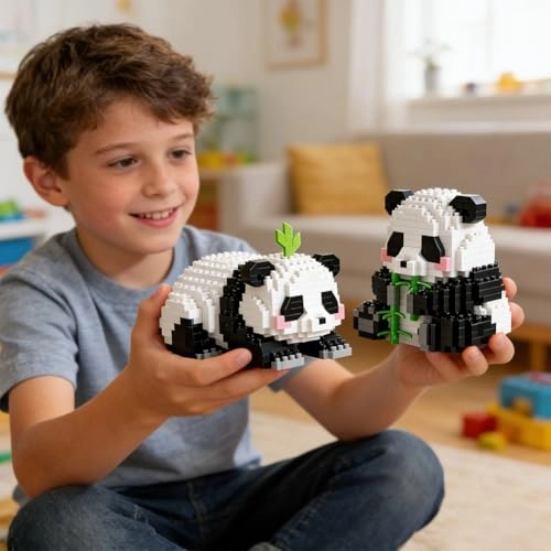 Panda Mini Building Blocks - 504 pcs/606 pcs