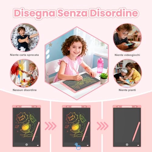 LCD Graphic Tablet - 10 inch Pink