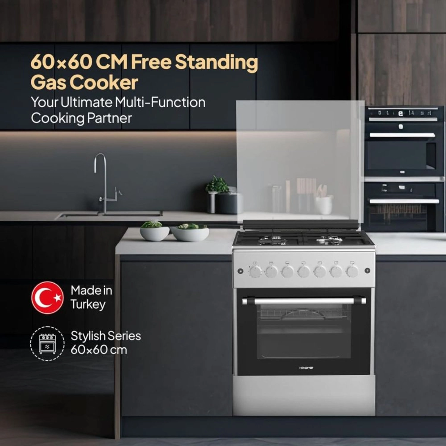 KR-CR 6061FE GAS Cooker