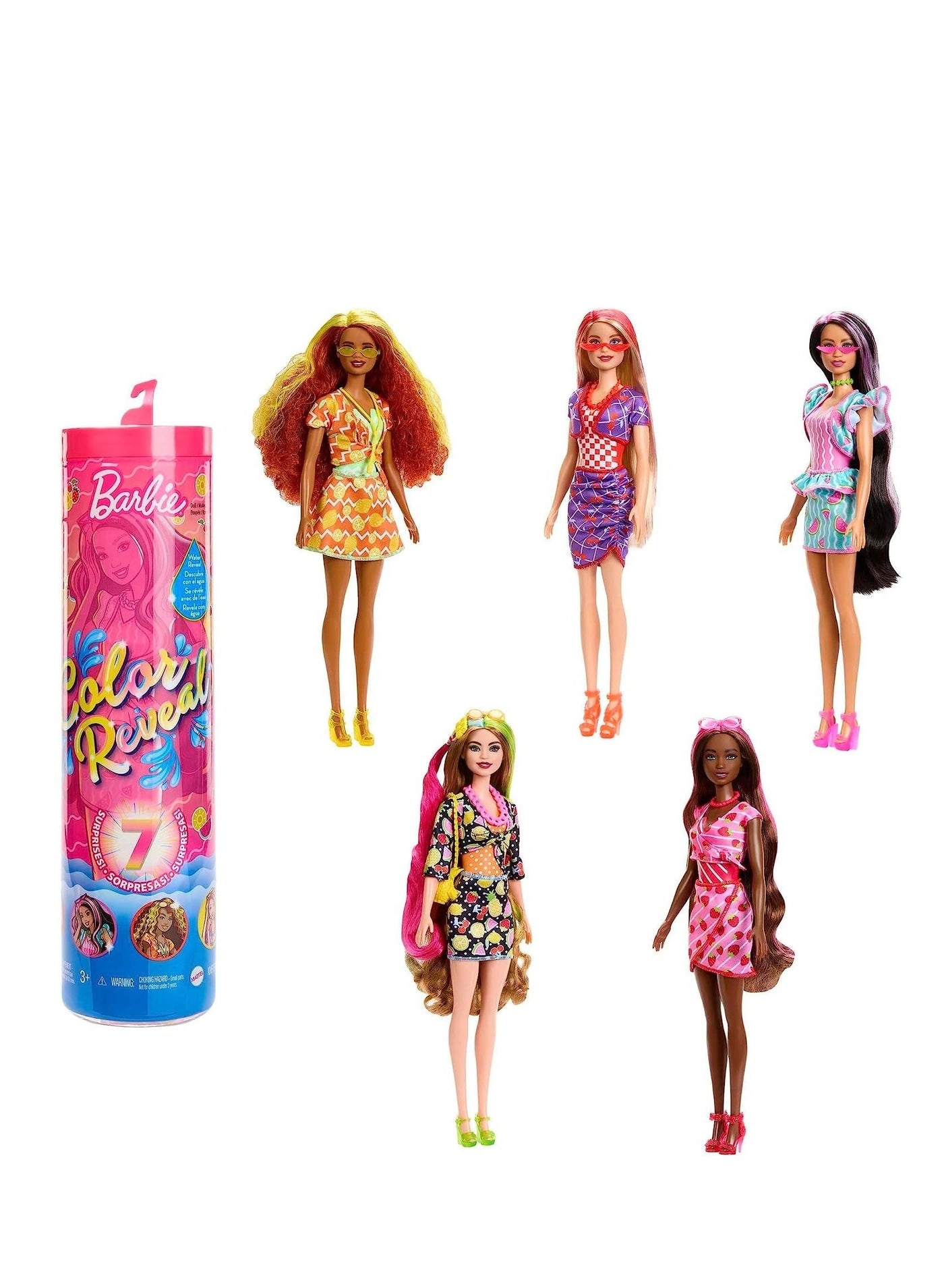 Barbie Sweet Fruit Series - Color Reveal Doll Scented