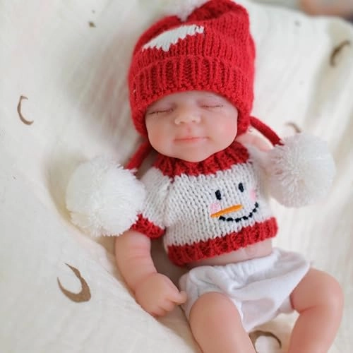 Reborn Baby Doll - 8 inch Full silicone Girl Ages 3+