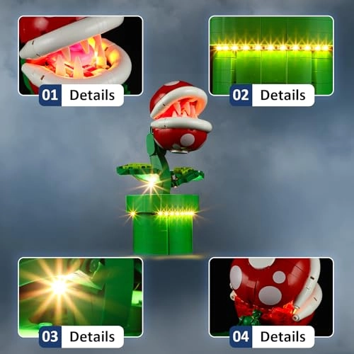 LED Light Kit for 71426 Piranha Plant