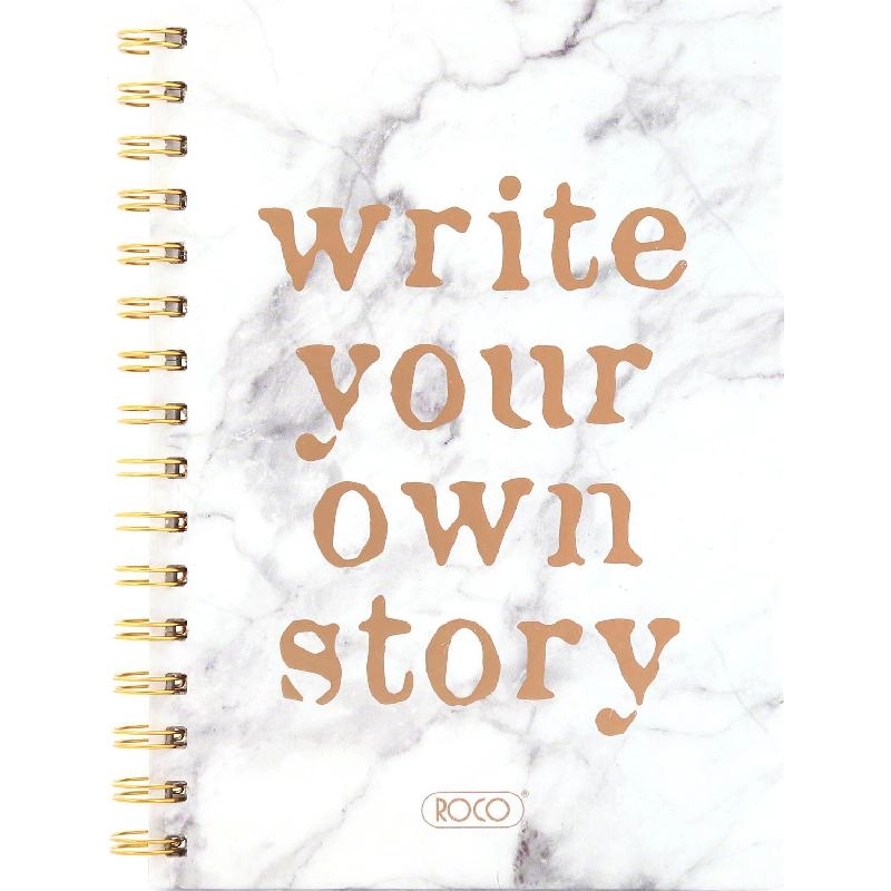Notebook 19 X 26 cm Spiral - Grid 100 Sheets