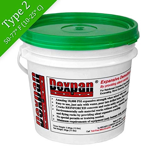 Expansive Demolition Grout - 11 Lb. Bucket