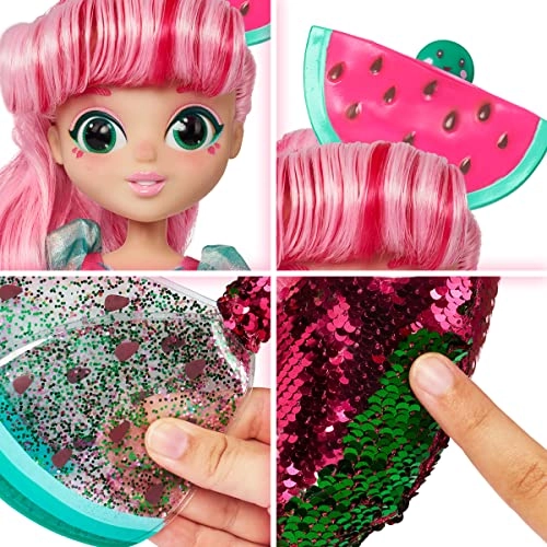 Watermellow Fashion Doll - 10.5 Inch Pink Hair