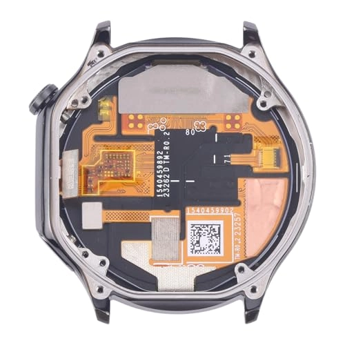 LCD Screen and Digitizer Full Assembly With Frame for OPPO Watch X - Black