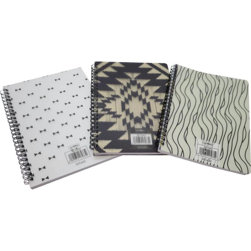 Notebook 19 X 26 cm Spiral - Grid 100 Sheets