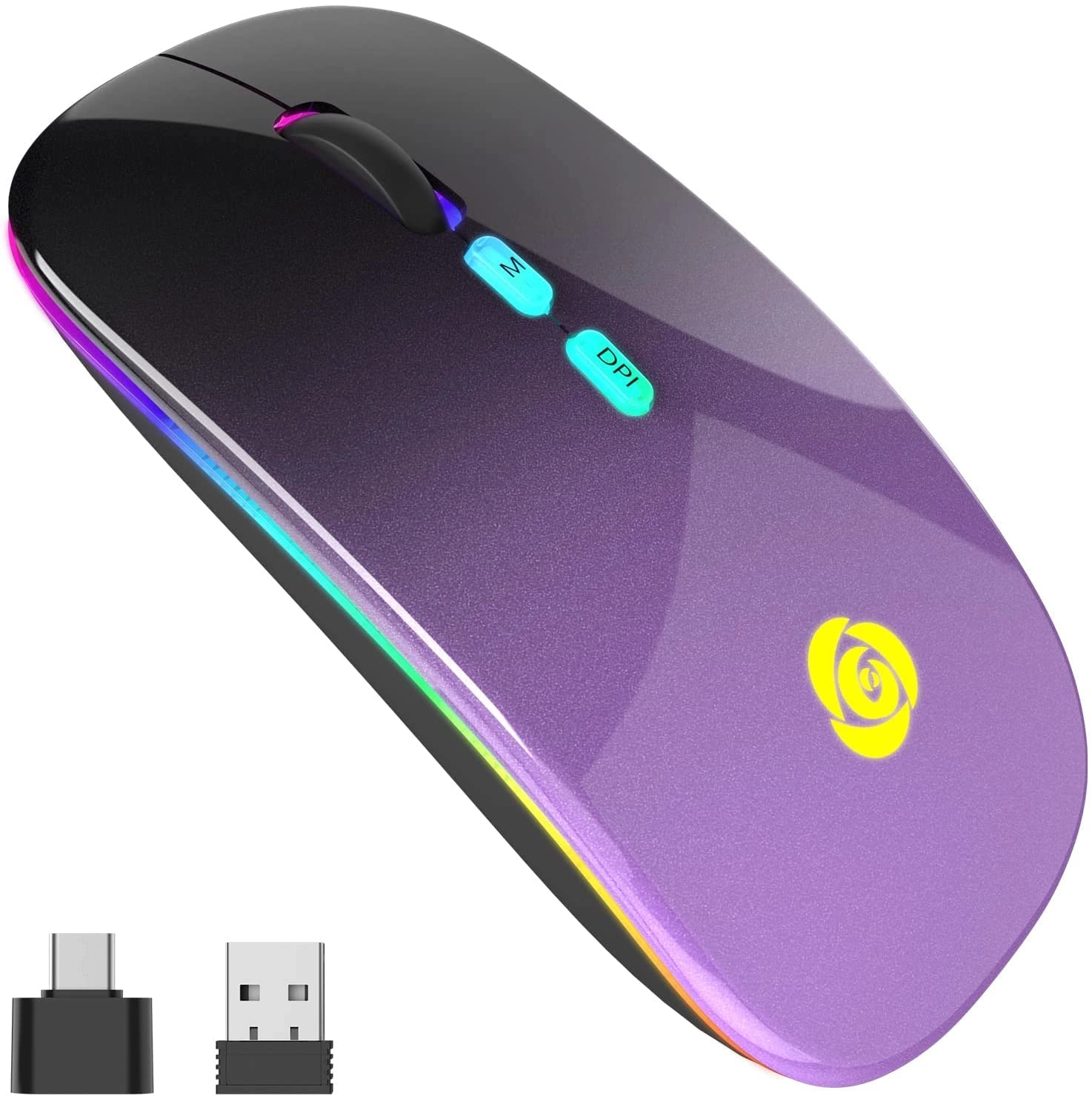 LED Wireless Mouse - Bluetooth