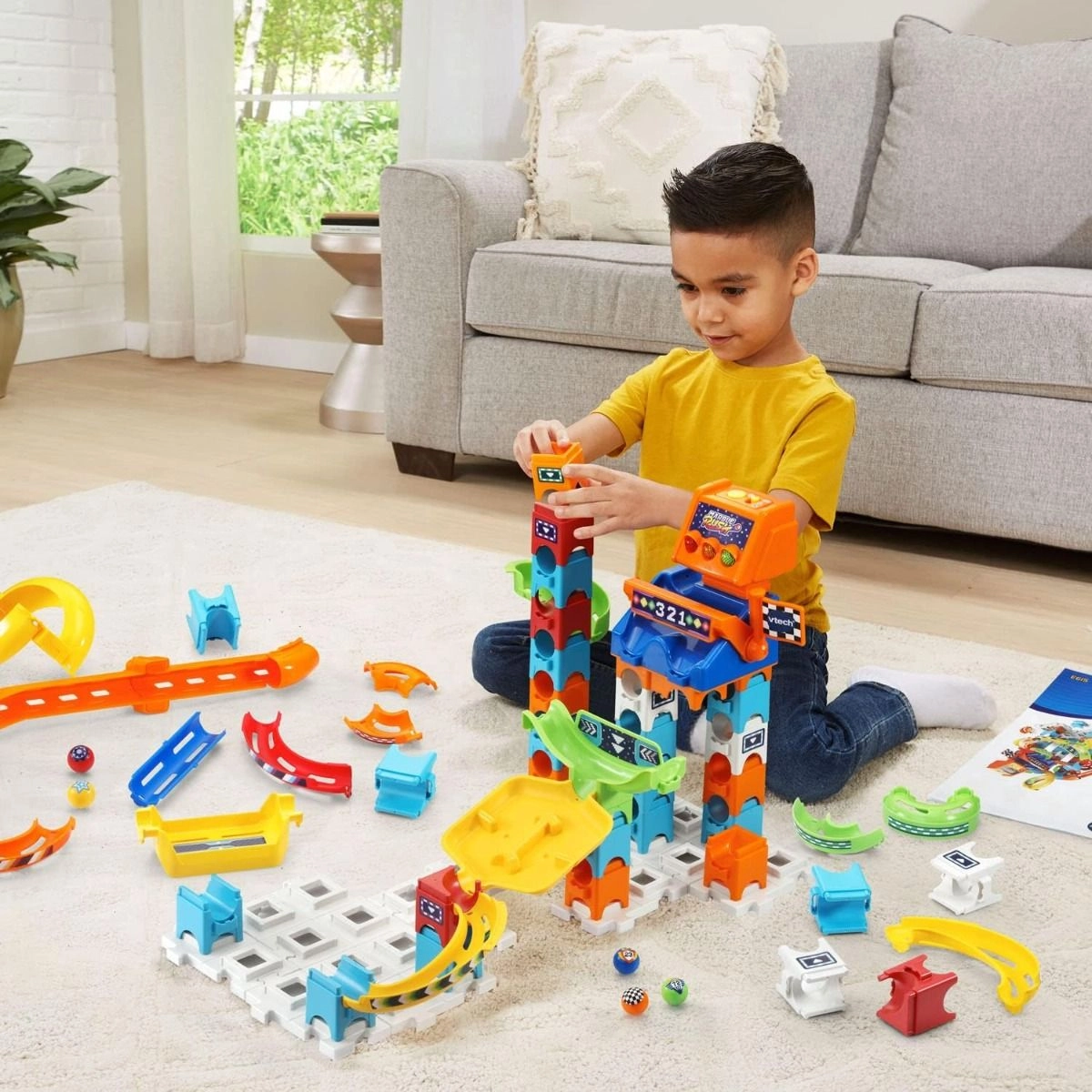 Marble Rush Raceway Set - 73 pieces