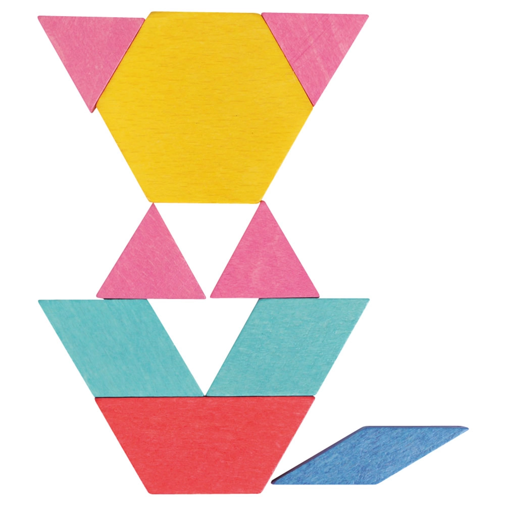 Wooden Mosaic Blocks - 250pcs