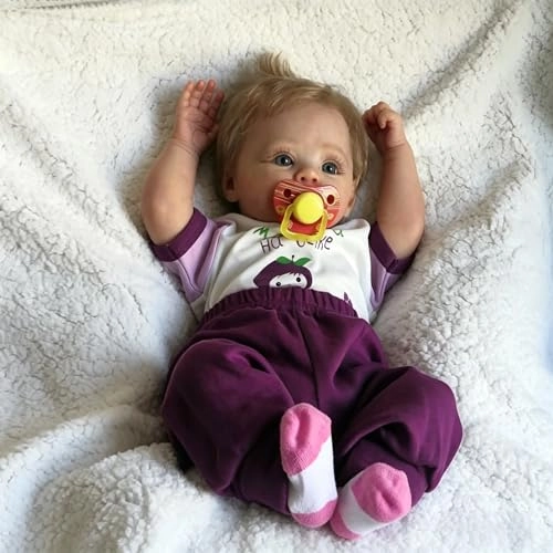 Reborn Baby Doll - 18 inch Full body vinyl Girl Ages 3+