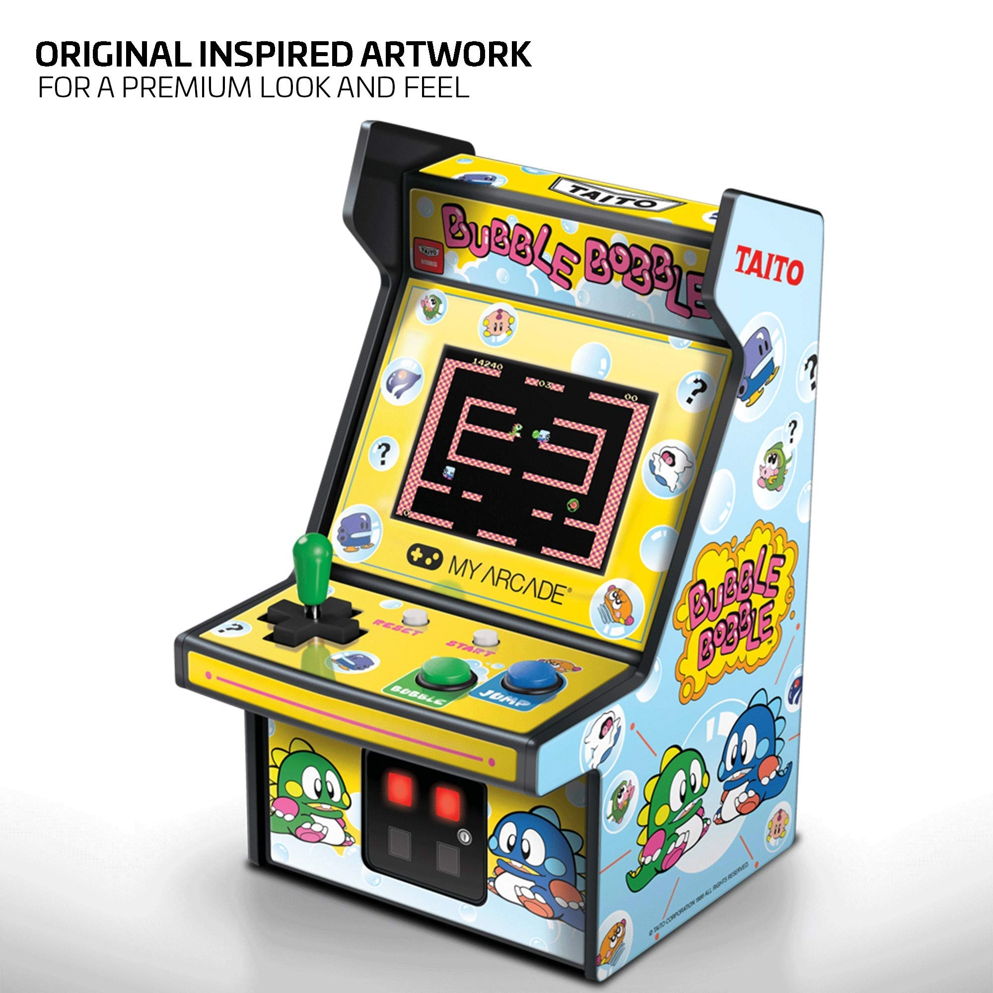 Bubble Bobble Micro Player - 2.75 Inch Full Color Display Removable Joystick