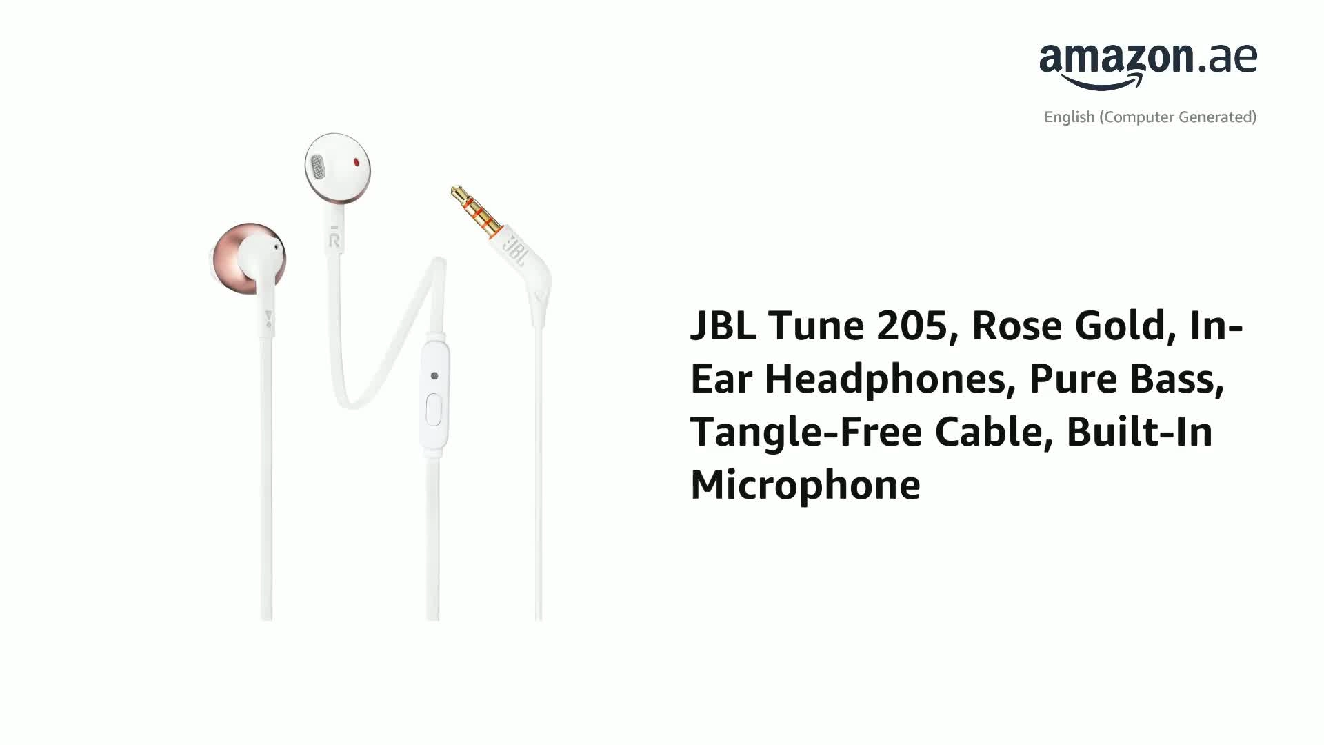 T205 Wired Earbud