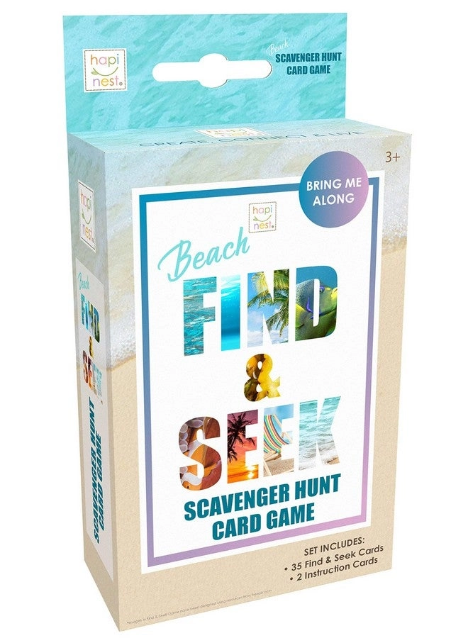 Find And Seek Scavenger Hunt: Beach Edition - Card Game