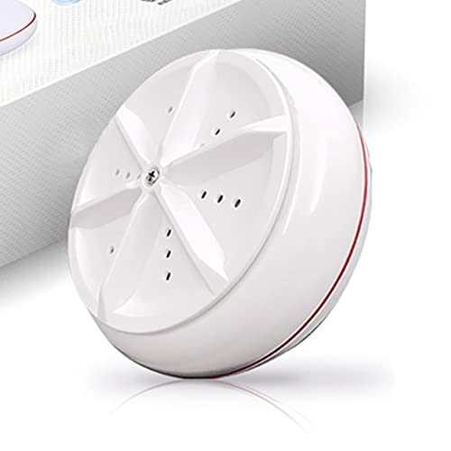 Portable Ultrasonic Turbine Washer, Travel Laundry Machine for Camping Trip Home Household