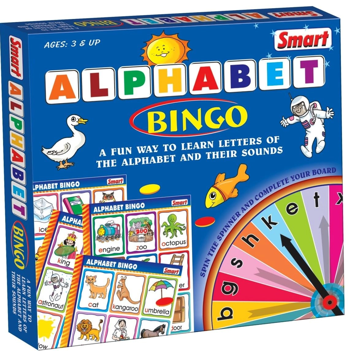 Creative Educational Aids Pvt Ltd Alphabet Bingo - 3+ 1 pieces