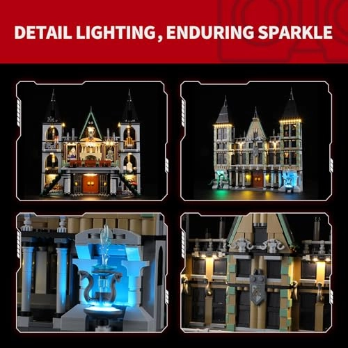 Light Kit for Lego Malfoy Manor - Compatible with Lego 76453 2.0