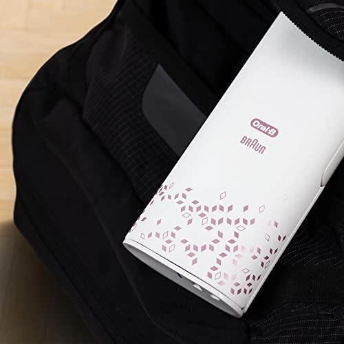 Genius Series Travel Toothbrush Kit - 1 Handpiece 2 Toothbrush Heads Dragonfly Gold