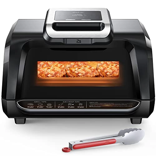 Indoor Grill Air Fryer Combo - 4Qt