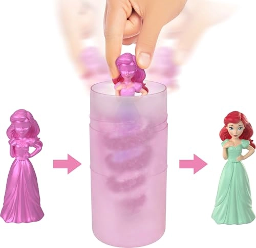 Disney Princess Royal Color Reveal - 3.5 inches Small Doll 6 Surprises Ages 3+