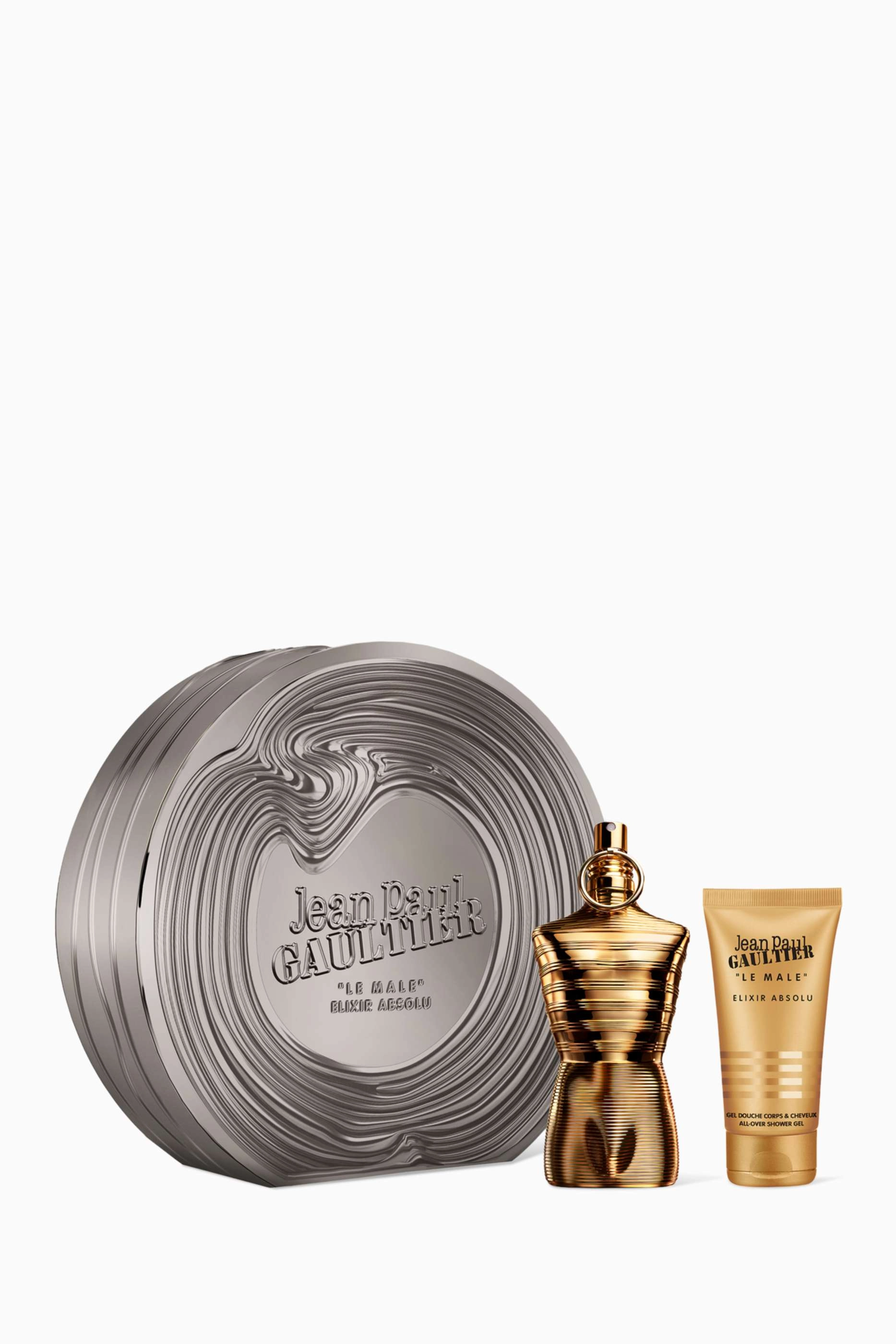 Le Male Elixir Absolu Parfum Intense - 125 ml + Gel Douche Corps & Cheveux All-Over Shower Gel - 75 ml