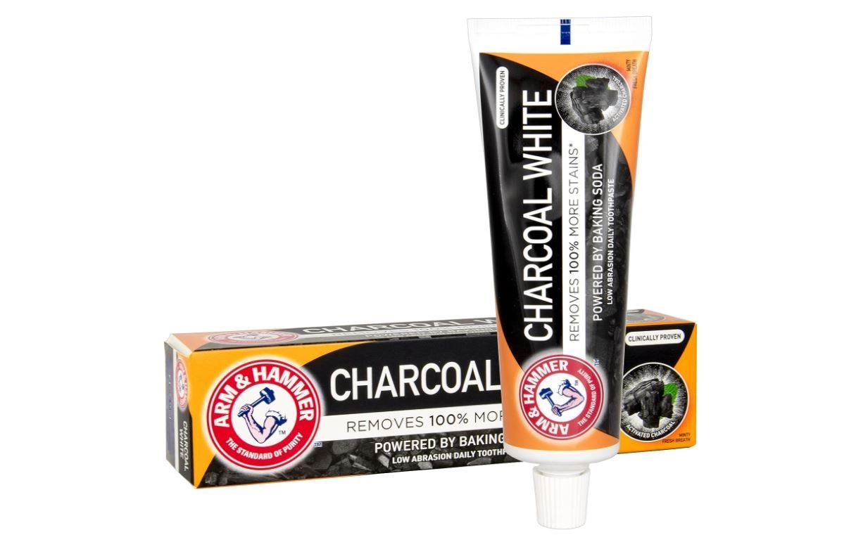 Arm & Hammer Charcoal White Peppermint Toothpaste Adults 75ml
