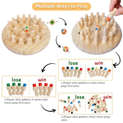 Memory Chess - Adults, Teens, Kids 24 pieces