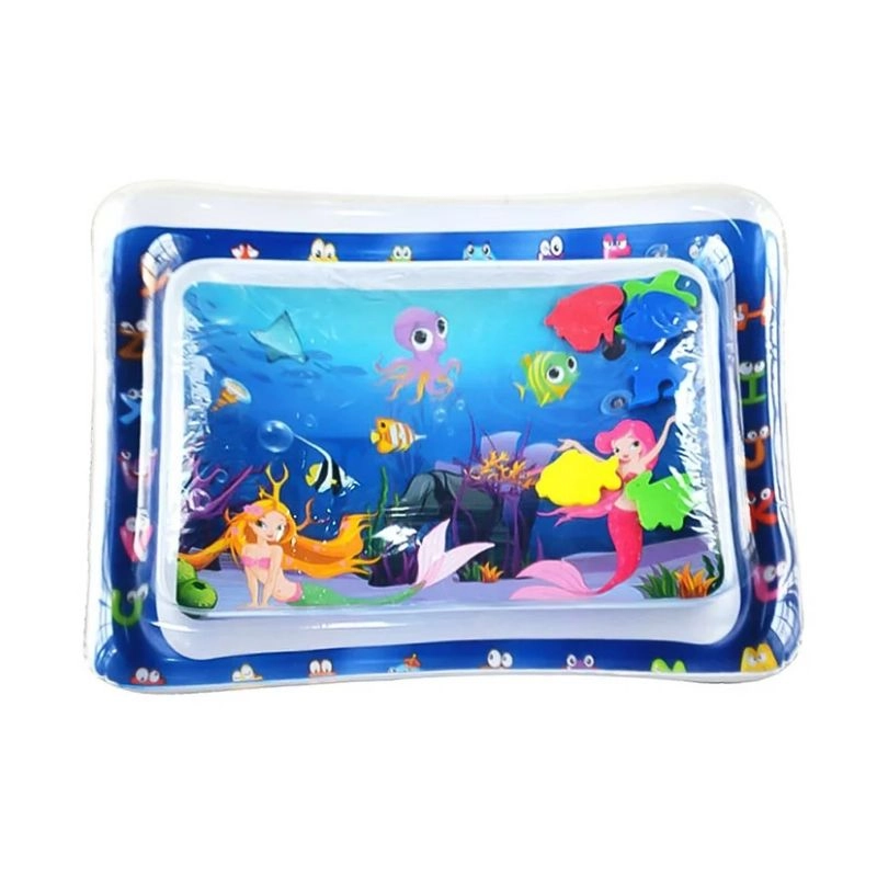 Tummy Time Inflatable Water Playmat - ocean-themed 0 month