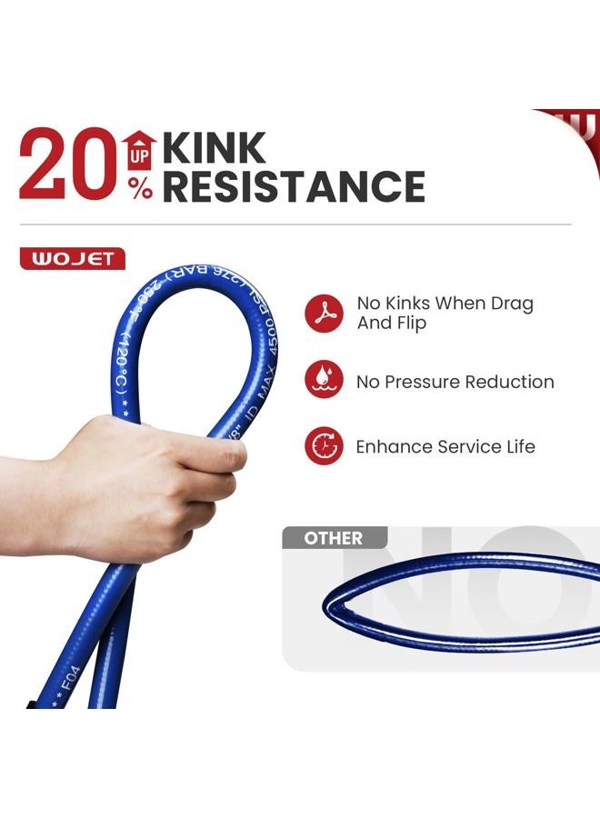 Pressure Washer Hose - 50ft 3/8'' Blue