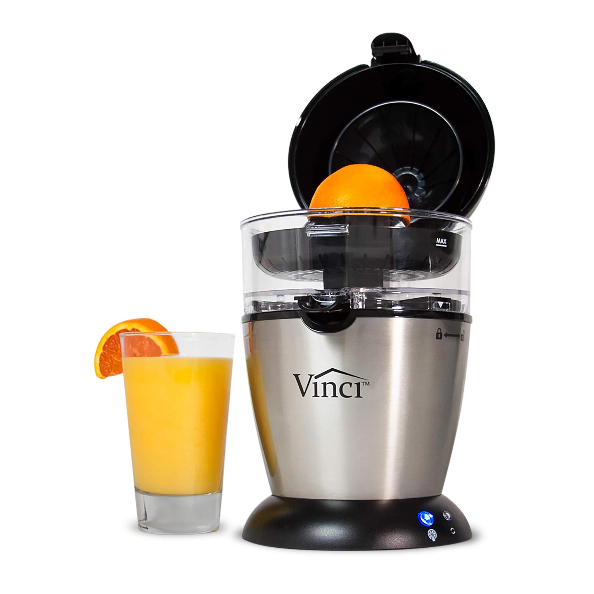VINCI Hands Free Electric Citrus Juicer - 50 watts 12 Fluid Ounces