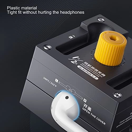 Earphone Disassembly Fixture - NonSlip Pads 0 to 120 degrees Celsius