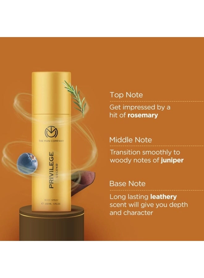 Privilege Deodorants - Active Legend Intense Bold Premium Pack