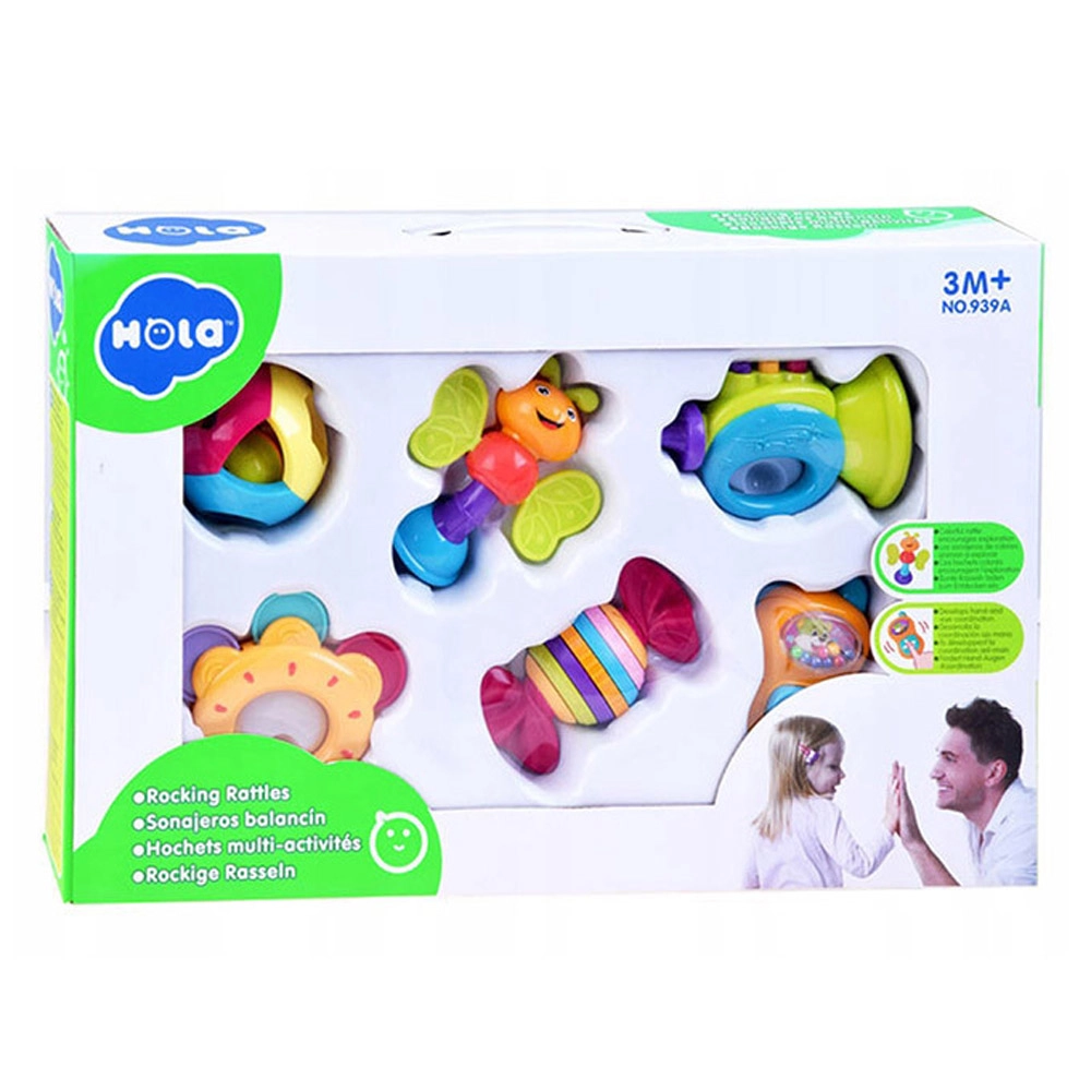 Baby Toy Bell Ring Rattles Toys - Suitable for 3 months and above