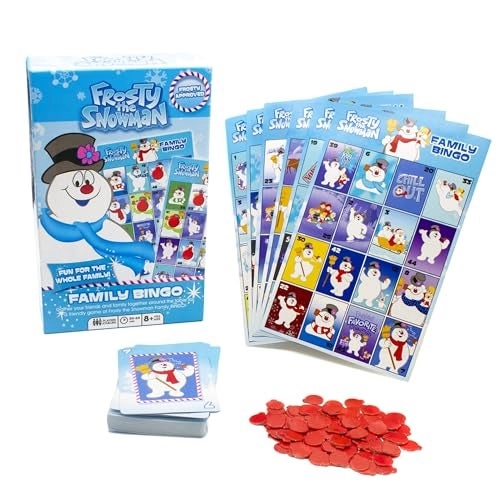 Aquarius Frosty The Snowman - 18 bingo cards ages 8 and up