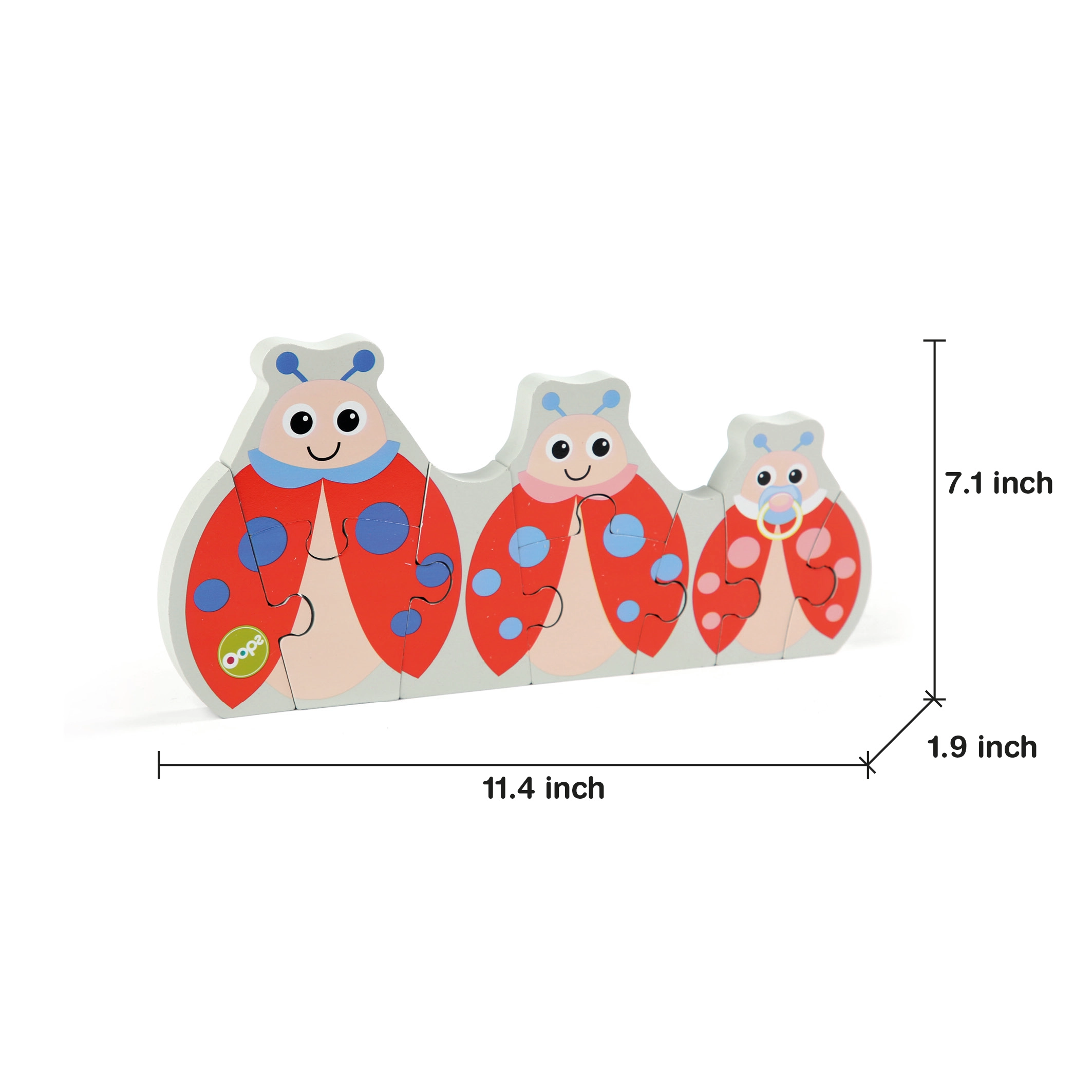 Dual-Step Puzzle - Suitable for 18 months and above 10 pieces