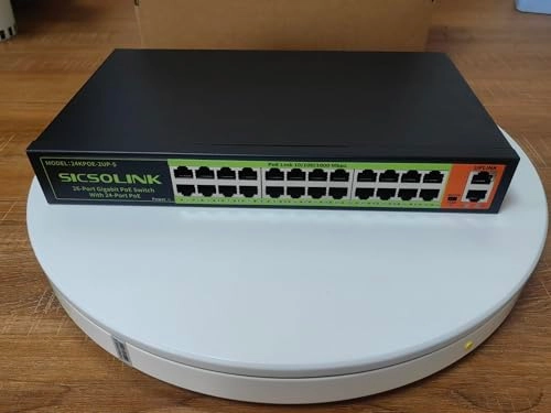 24 port poe switch|gigabit uplink 24-Ports