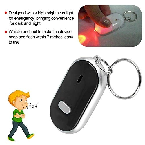 Key Finder - Voice Control Whistle Black