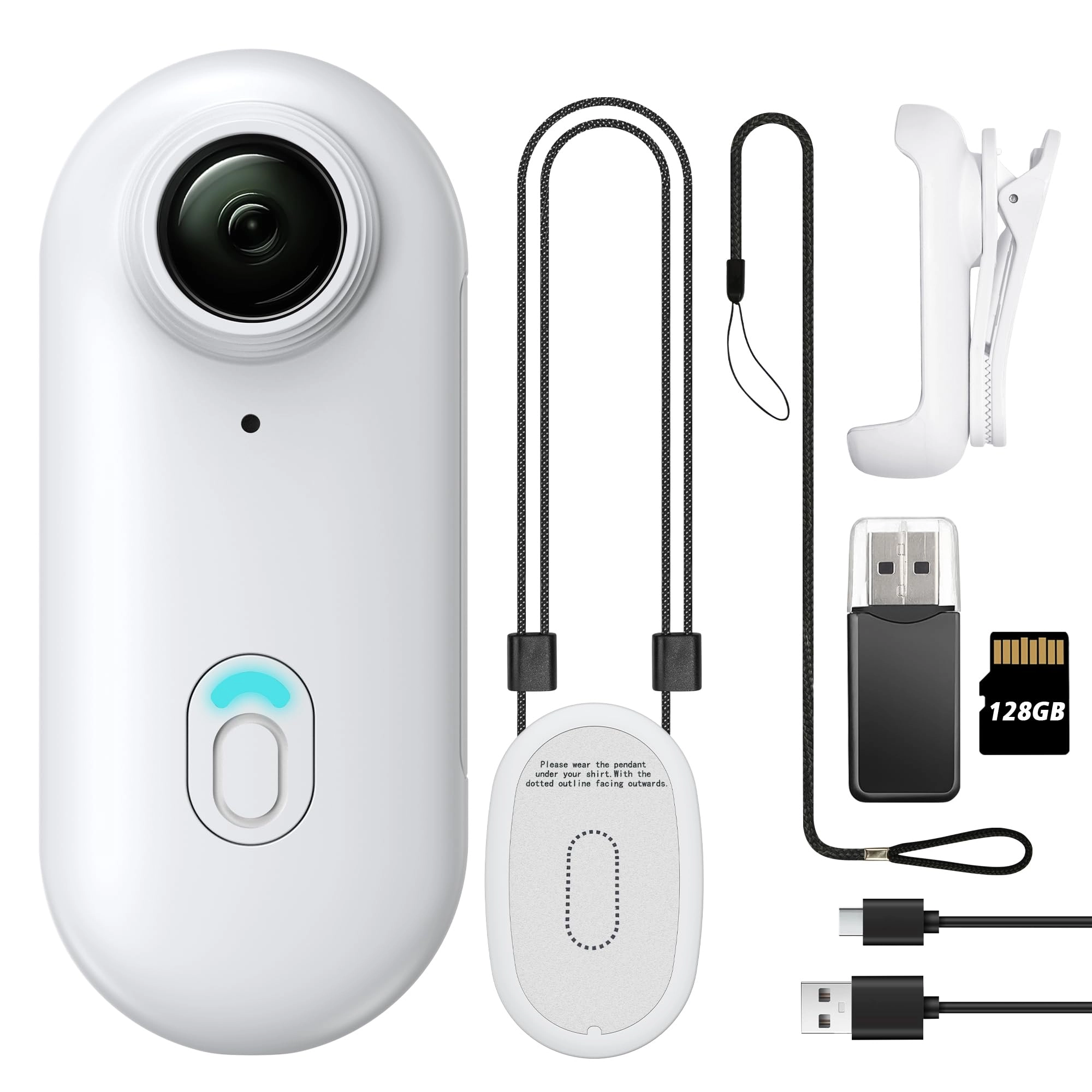 Mini Body Camera - 1080P 128GB