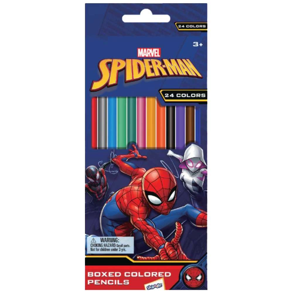 Spider-Man Colored Pencils - 24