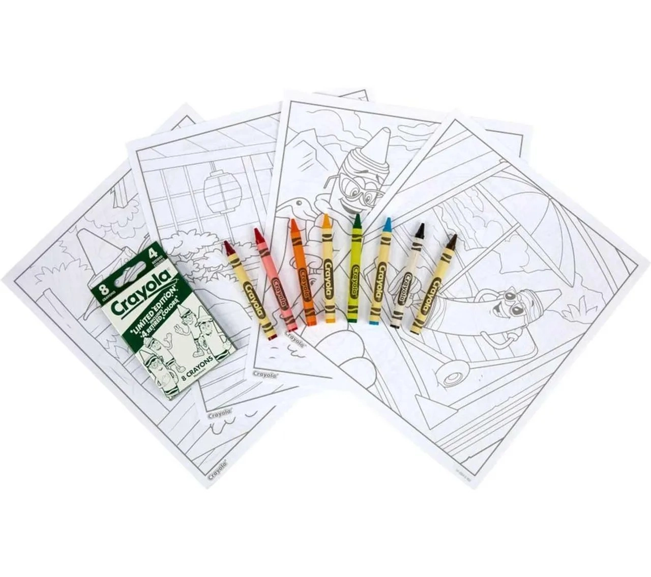 Retired Colors Wild Journeys Coloring & Activity Set - 8 piece(s)