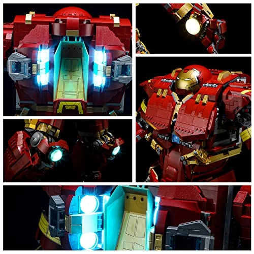 LED Light for Lego-76210 Marvel Hulkbuster