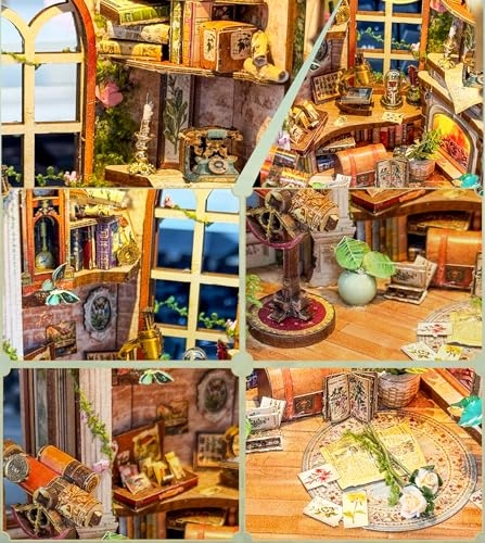 DIY Book Nook Kit - FLOWER HOUSE BOOKNOOK 1/32