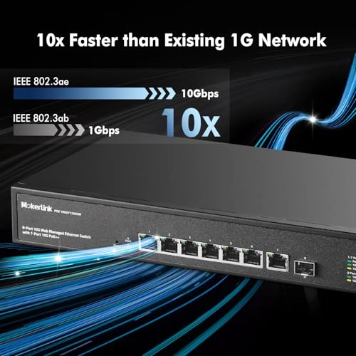 7*10G POE Managed 8-Ports