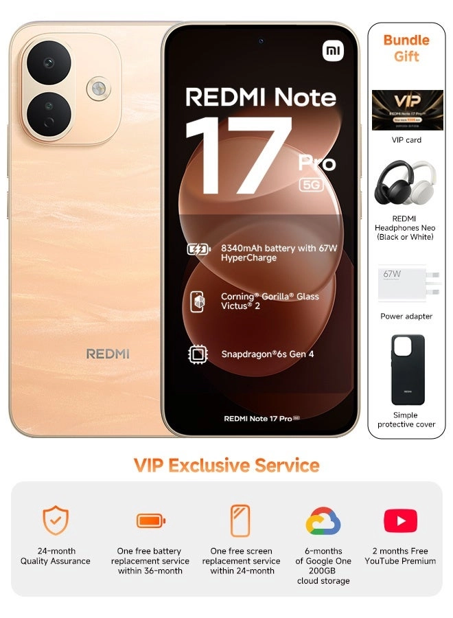 Note 17 pro 8GB 256GB + REDMI Headphones Neo